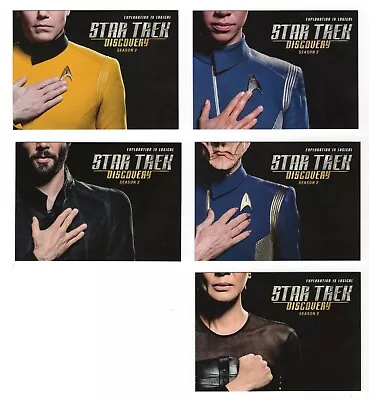 2020 Star Trek Discovery Season 2 - 5 Card Promo Set Spock Pike Burnham All 5 • $13.99