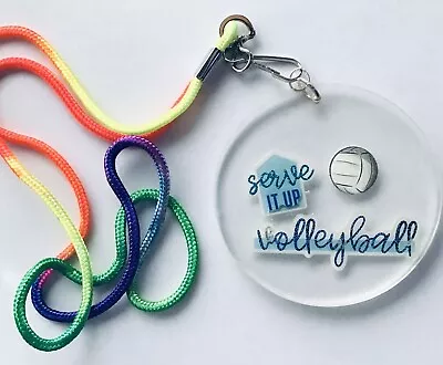 Volleyball Lanyard Kids Backpack Clip • $6.99