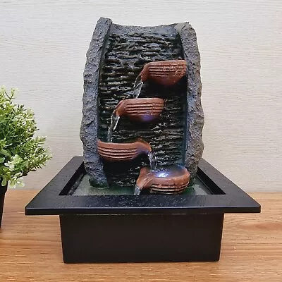 $40 • Buy Water Fountain - Indoor Water Feature With LED Light - Ripple