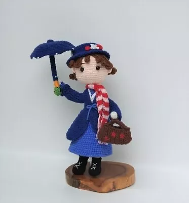 Marry Poppins Amigurumi Doll/ Finished Crochet Doll • $44.99