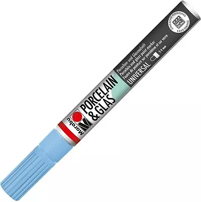 Marabu Porcelain/Glas Painter Marker Pen 3-4mm Sky Blue • £6.41