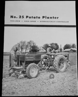 IH McCormick No. 25 Potato Planter Brochure International Harvester Farmall • $15.50