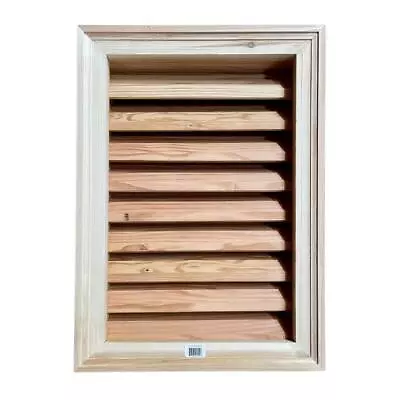 Gable Vent 12 In X 36 In Rectangular Unifinished Red Cedar Wood Built-In Screen • $60.86