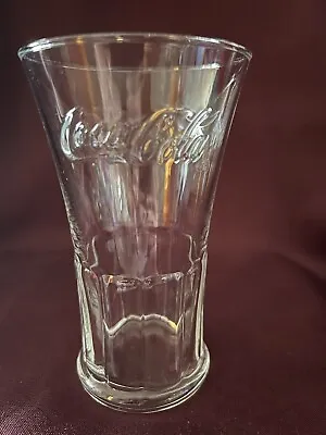 Vintage Libby Coca Cola Clear Flared Glass Tumbler 16 Oz Heavy Glass • $9