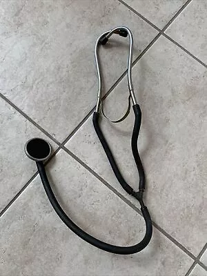 Vintage MCM RN Nurse Rare Trylon Stethoscope Black/ Silver • $25