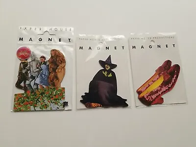 Vintage Paper House Productions Magnets The Wizardof Oz (Set Of 3). • $12.50