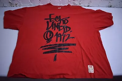Vintage Y2K Marc Ecko Unltd Graffiti Tag Spell Out Red T-shirt Size 2XL Men’s • $19.99