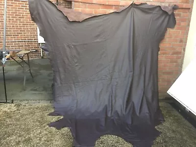 Very Large Leather Hide Brown  59 Sq Ft • £115