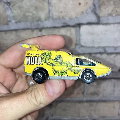 1976 Vintage Hot Wheels Spoiler Sport The Incredible Hulk - Lou Ferrigno • $1.99