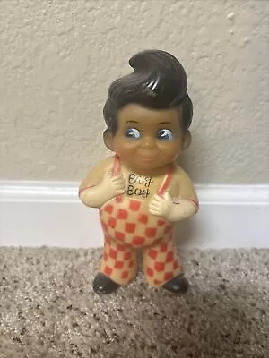 Vintage 1973 Bob's Big Boy Restaurant Advertising Coin Bank Doll Plastic • $0.99