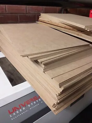 MDF Sheets A5 A4 A3 And More In 2mm 3mm And 4mm Thick - Crafts Modelling DIY • £55.67