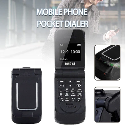$23.22 • Buy Mini Flip Mobile Phone Smallest Cell Phone Wireless Dialer Telephone For Kids .i