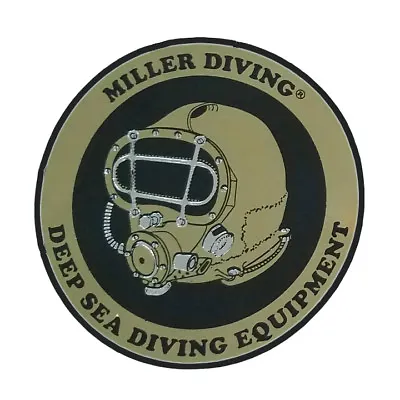 Miller Diving Hang Tag Circular Sticker • $4.50