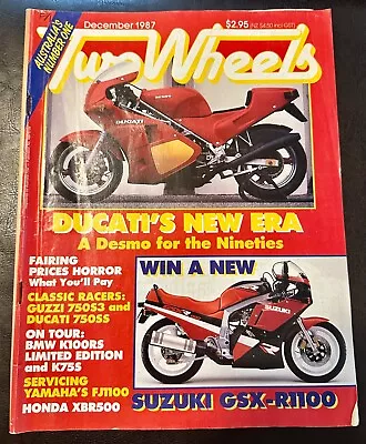 Vintage Two Wheels Magazine  - Dec 1987  - Motorbikes Australia Ducati Guzzi • $6