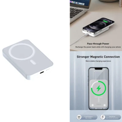 $28.98 • Buy Power Bank Magnetic Wireless Charger Type C Powerbank For IPhone 12 13 14 Pro