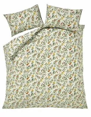 £84.99 • Buy Cath Kidston Duvet Cover Bedding Set Summer Birds Floral 100% Cotton 4 Sizes