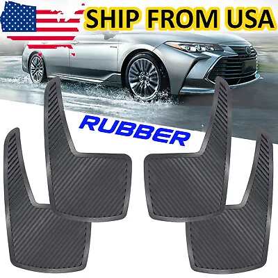X4 Rubber Universal Mud Flaps Splash Guards Mudguards Front Rear Racing Rally • $25.99