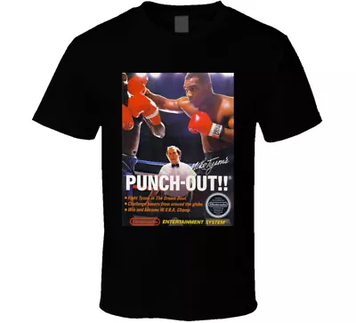 Mike Tyson Punch Out Nes Video Game Cover T Shirt • $20.99