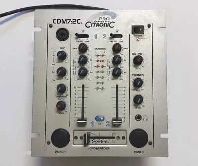 Citronic CDM7:2Cs Professional  2-channel DJ Mixer • £39.99