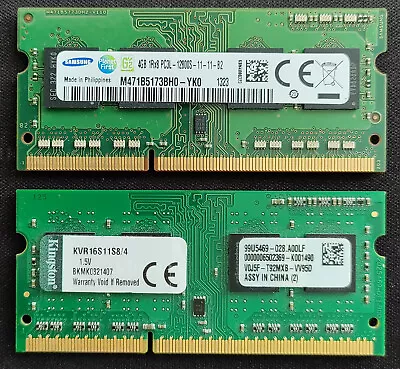 8GB 2x4GB Kit DDR3 RAM Memory | For Apple IMac MacBook Pro 2011 2012 • £9