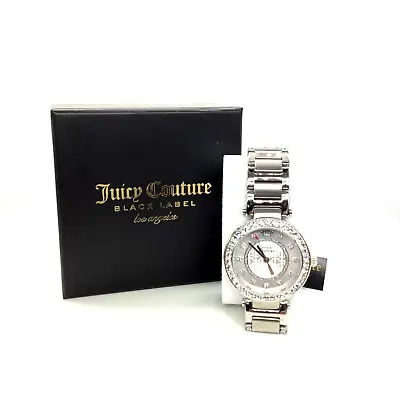£59.93 • Buy Juicy Couture Ladies Pedigree Silver Diamante, Holographic Logo Analogue Watch