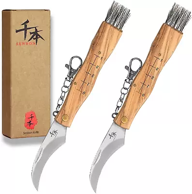  Outdoor Foldable Mushroom Knife Gardening Knife Portable Foraging Knife Fruit P • $25.96