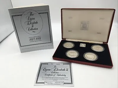 £125 • Buy Queen Elizabeth Ii Coin Collection 1972-1981 With Case & Coa