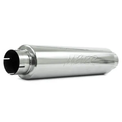MBRP Universal Quiet Tone Muffler 4in Inlet/Outlet 24in Body 6in Dia 30in • $219.99