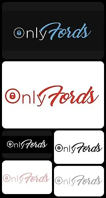 $9.99 • Buy Only Fords High Quality Sticker Decal Multicolor Mustang Focus Svt F150 Explorer