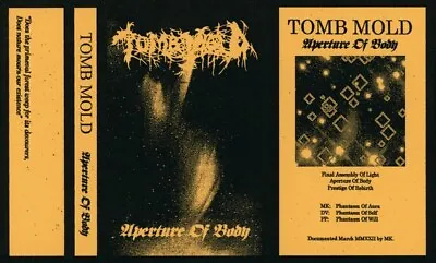 Tomb Mold ‎- Aperture Of Body EP - Cassette Tape - Death Metal - LIMITED - RARE • $49.99