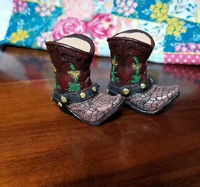  2 Mini Resin Cowboy Boots Decoration! Western/Cowboy Boots Decoration! 2 1/2  L • $20