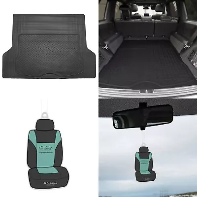 Black Trunk Cargo Liner Mat All Weather Protection For Car SUV Van W/ Free Gift • $29.99