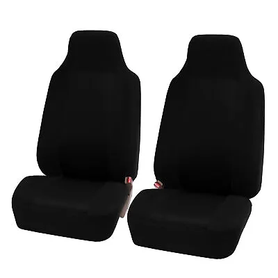 Highback Front Bucket Car Seat Covers For Car SUV Van Auto Black • $21.79