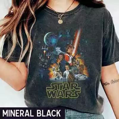 Vintage Disney Star Wars Comfort Color Shirt Star Wars Shirt Galaxy Edge Shirt • $25.98