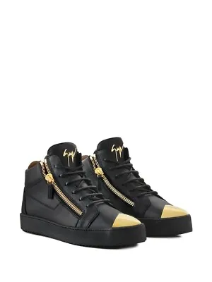 Giuseppe Zanotti Homme Leather Sneakers Shoes 6 7 8 8.5 9 9.5 10 10.5 11 12 13 • $233.05