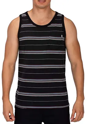 Hurley Men's Dri-Fit Harvey Stripe Tank Top Multi Size NWT • $14.16