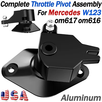 For MercedesBenz W123 Om617 300D CD TD Om616 240D Engine Throttle Pivot Assembly • $99.99