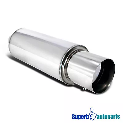 4  Tip N1 Exhaust Hi Flow Stainless Steel Dragger Muffler • $35.98