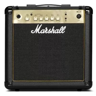 Marshall MG15G-H 15W Black And Gold Guitar Amp • £100