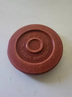 1x Red Sportcraft Shuffleboard Disc - Puck Slider Disk Vintage • $10.99