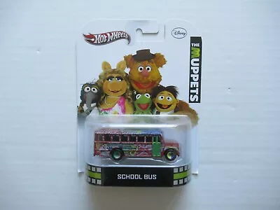 Hot Wheels Retro Entertainment Muppets Bus Car Real Riders Kermit Piggy Sealed • $29.99