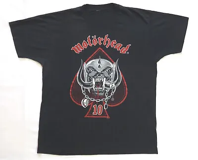 Motorhead Vintage T Shirt 1986 Tour 10th Anniversary Orgasmatron Punk Thrash • $700