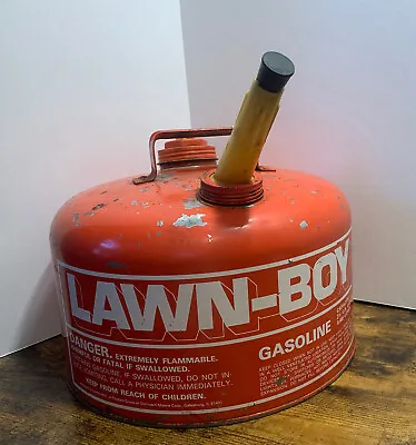Vintage LAWN-BOY 2.5 Gallon Metal Gas Can • $40