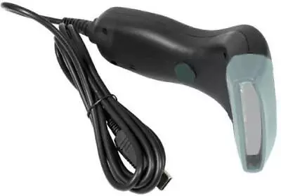 Portable USB Barcode Scanner Bar Code Reader Long Scan Handheld POS Black • £12.92