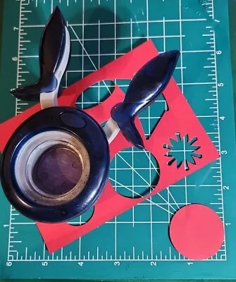  FISKARS Paper Punch  1_1/2  CIRCLE Works Great. Clean Cut  • $10.39