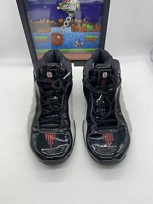 Nike Shox BB4 Vince Carter AT7843-003 Size 8.5 Mens Black Cement Silver Red • $24.99