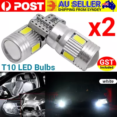 T10 LED Car Side Wedge Parker Light Bulbs 6000K Super Bright White 168 194 2825 • $5.95