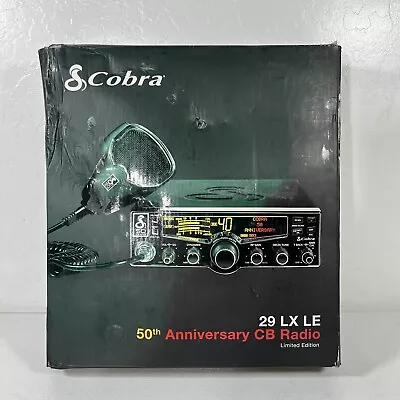Cobra 29 LX LE 50th Anniversary Cb Radio W/ Power Cord & Mic • $115