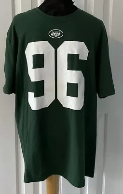 NIKE NY Jets Muhammad Wilkerson #96 NFL Men's XL Regular Fit Green/White T-Shirt • $19.99