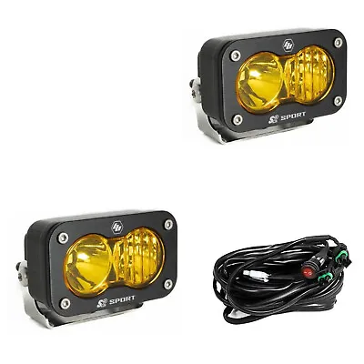 Baja Designs 547813 Pair Of Universal S2 Sport Black LED Auxiliary Light Pod • $243.95